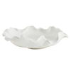 Wave Crest White Outdoor Bowl, Decorative by Uttermost, 20" width x 4" height x 20" depth thumbnail 6