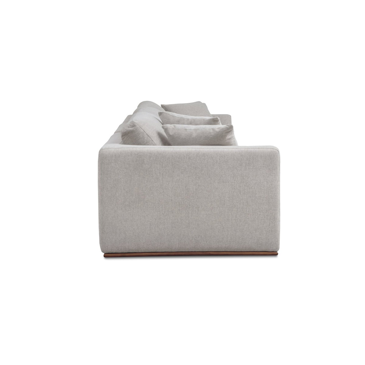Rue Modular Sofa Flecked Grey, Sofas & Sectional by Moe's Home, 136.2" width x 23.6" height x 41" depth View 4