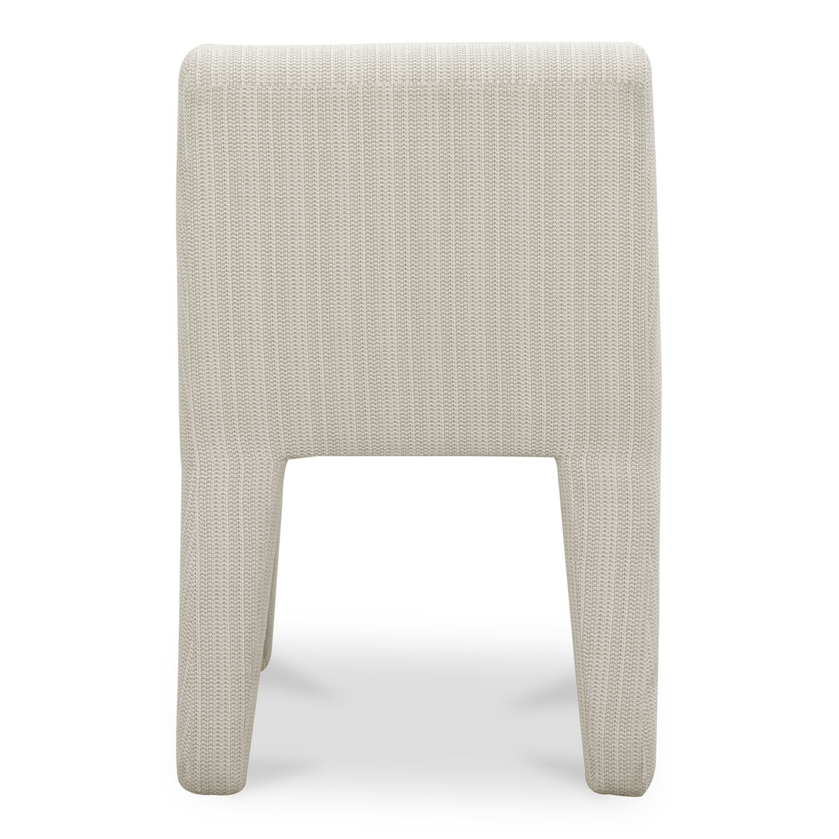 Verona Outdoor Dining Chair Cream, Outdoor Chair by Moe's Home, 1'9.6" width x 2'8.6" height x 2'4" depth View 5