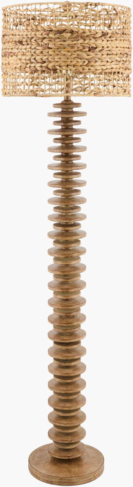 Ukwi Accent Floor Lamp, by Surya, 18" width x 65" height