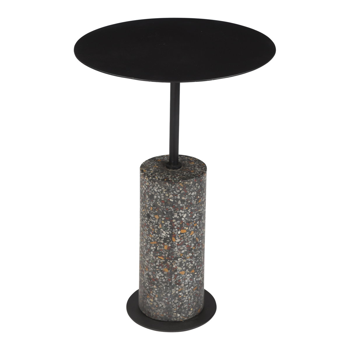 Lillith Accent Table Black, Side & End Table by Moe's Home, 15" width x 22" height x 15" depth View 2