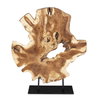 Bahati Wood Natural Sculpture, Figurines & Statue by Uttermost, 19.7" width x 22.8" height x 5.5" depth thumbnail 1
