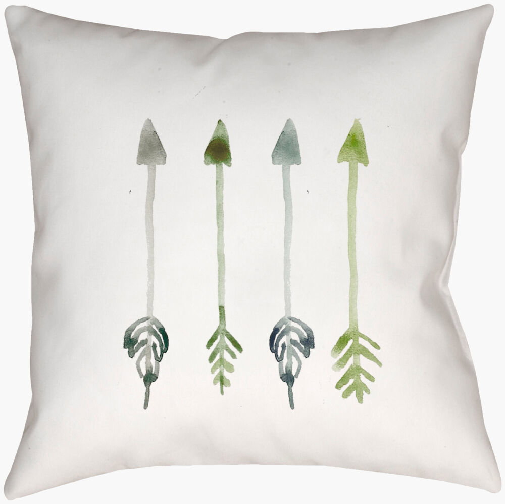 Arrows Accent Pillow, Decorative Pillow by Surya, 18" length x 18" width