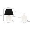 Yara Table Lamp White thumbnail 9