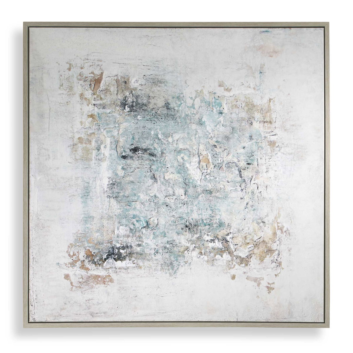 Find Me Here Abstract Framed Canvas Art, Painting by Uttermost, 41.5" width x 41.5" height x 2" depth View 1