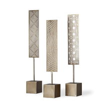 Online Designer Living Room Arondale (Set of 3) 4L x 12W Gold Cutout Decorative Objects