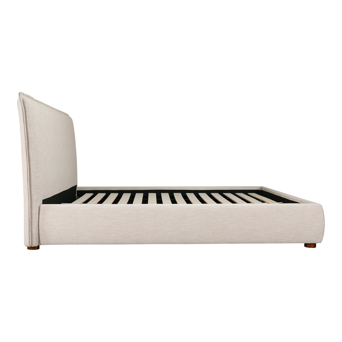 Luzon King Bed Wheat, by Moe's Home, 85.5" width x 45.5" height x 88.5" depth View 5