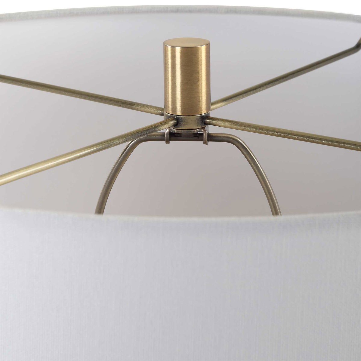 Nocturnal Black Table Lamp, by Uttermost, 18" width x 34.5" height x 18" depth View 7