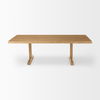 Viktor 55'L Light Brown Solid Wood Coffee Table thumbnail 1