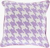 Houndstooth Accent Pillow, Decorative Pillow by Surya, 18" length x 18" width thumbnail