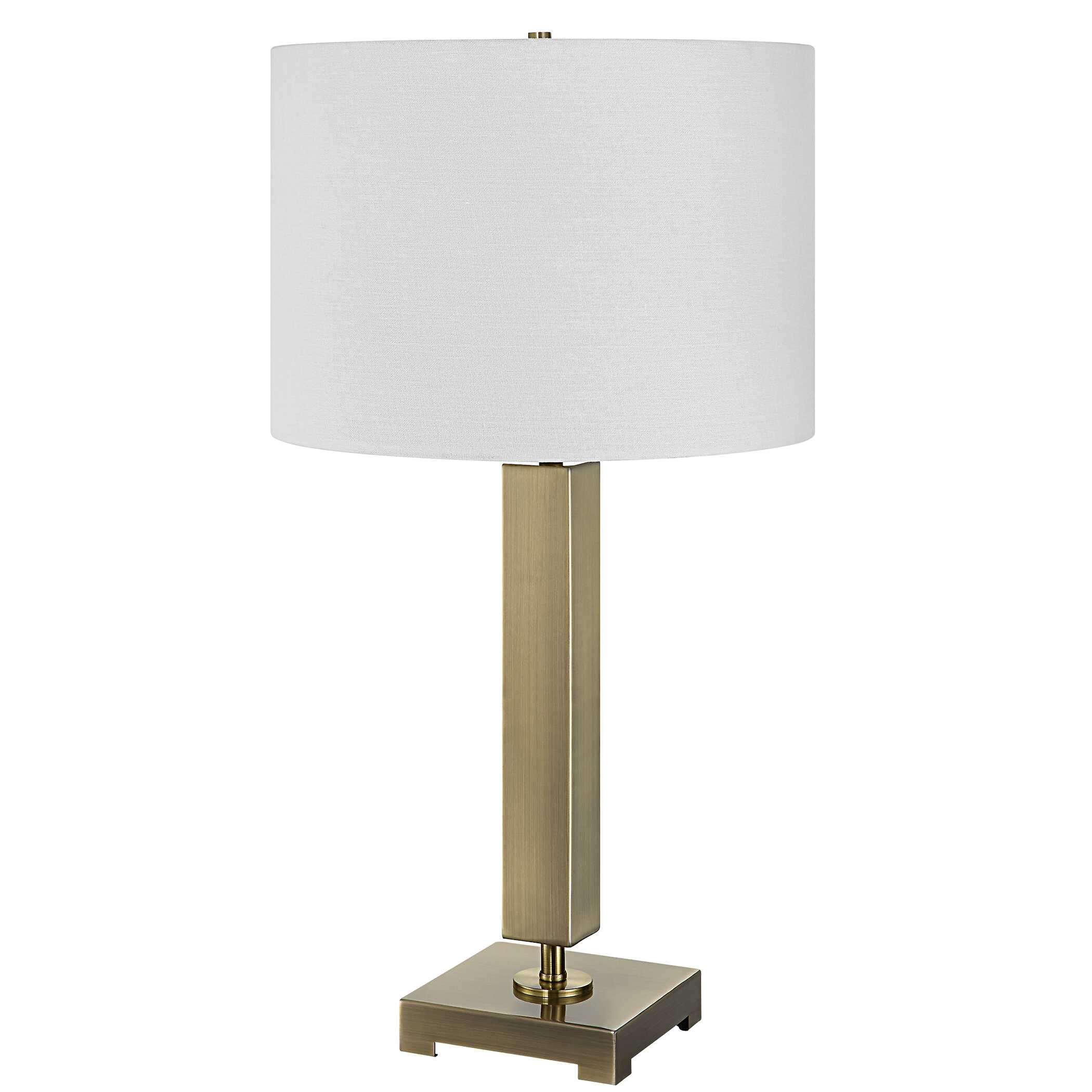 Duomo Brass Table Lamp, by Uttermost, 14" width x 27" height x 14" depth View 6