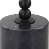 Bead Black Marble Drink Table, Furniture by Uttermost, 10" width x 24" height x 10" depth thumbnail 4