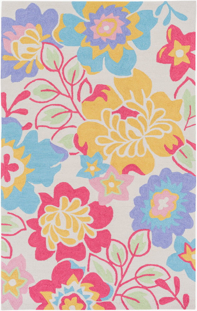 Peek-A-Boo Handmade Rug, by Surya, 7'6" length x 5' width