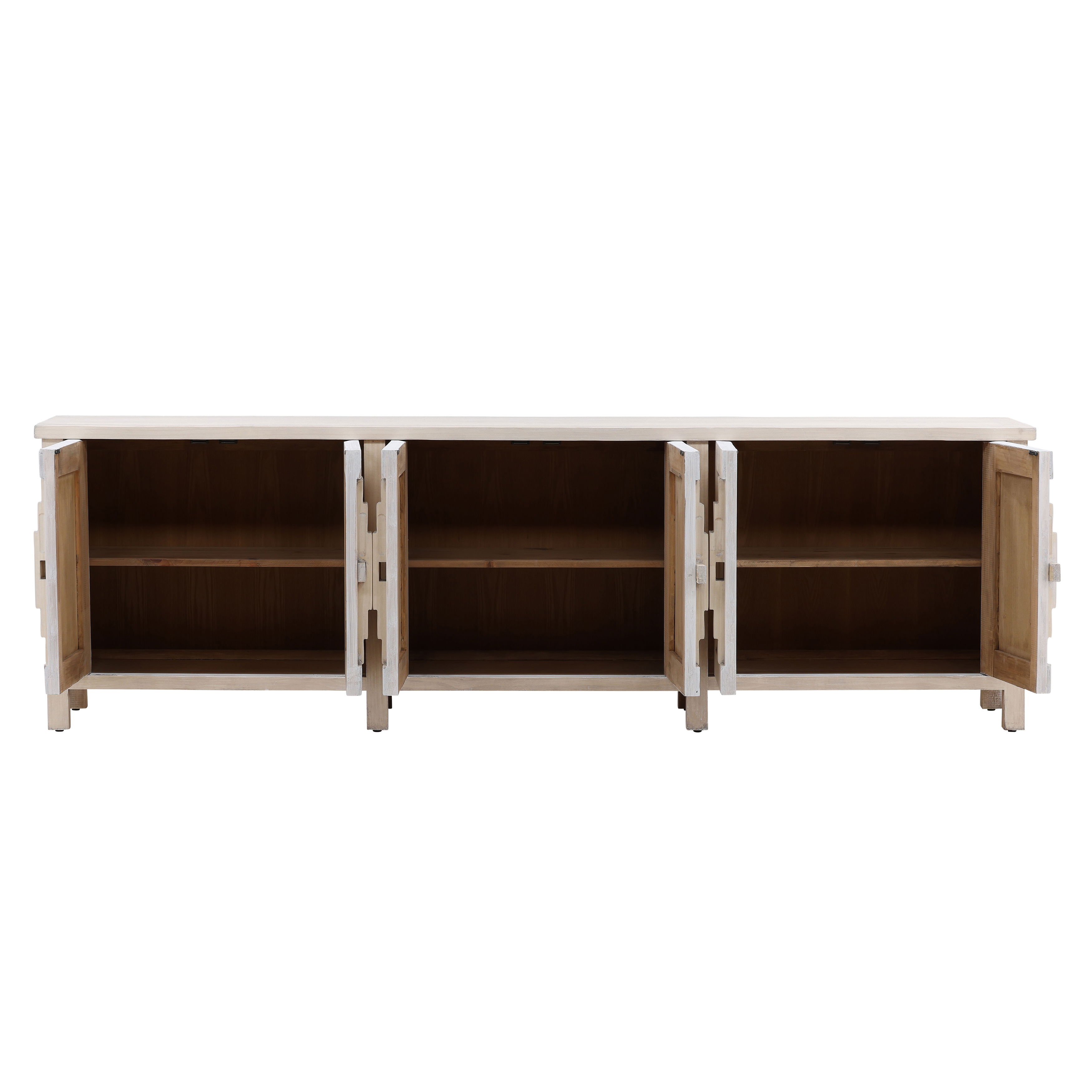 Ashlin Sideboard Whitewash large image 