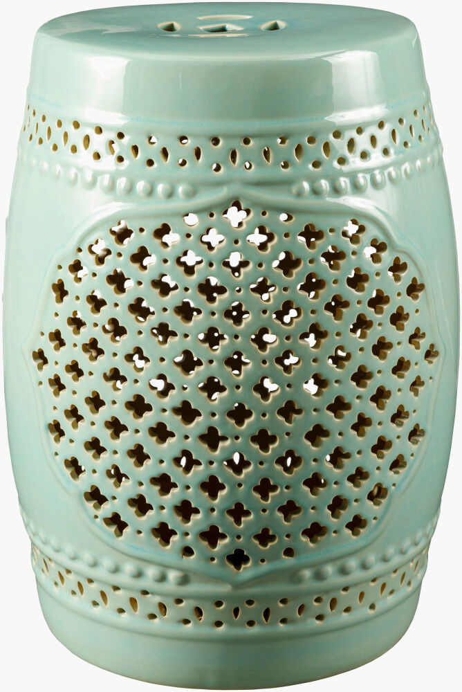 Auburndale Garden Stool, Outdoor Furniture by Surya, 1'1" width x 1'5" height