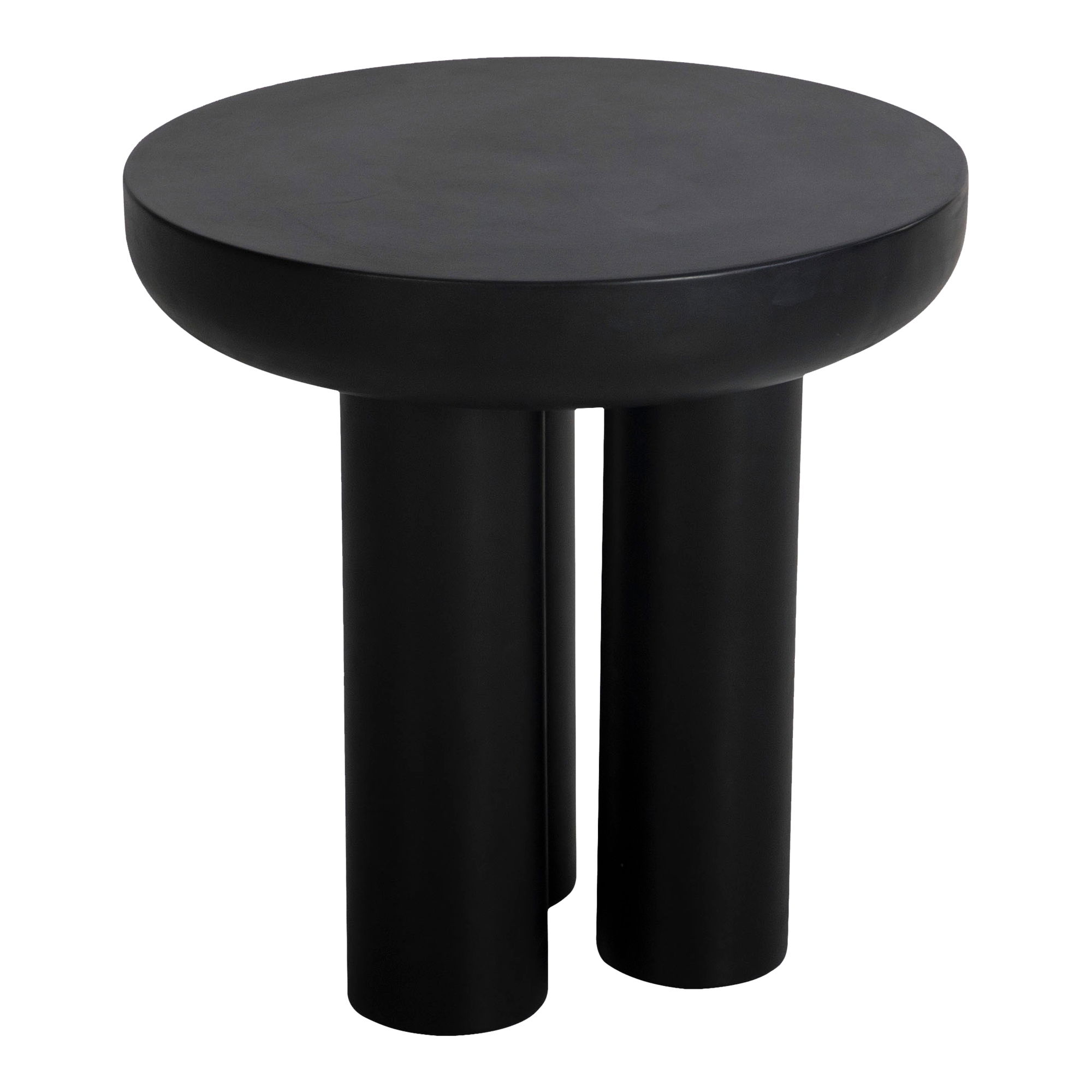 Rocca Side Table Black, Side & End Table by Moe's Home, 19.75" width x 19.75" height x 19.75" depth View 3