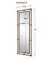 Melville Iron & Rope Tall Mirror, by Uttermost, 27.5" width x 76" height x 1.5" depth thumbnail 3