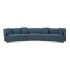 Fraser 3 Piece Modular Sectional With Slipper Deep Blue thumbnail 0