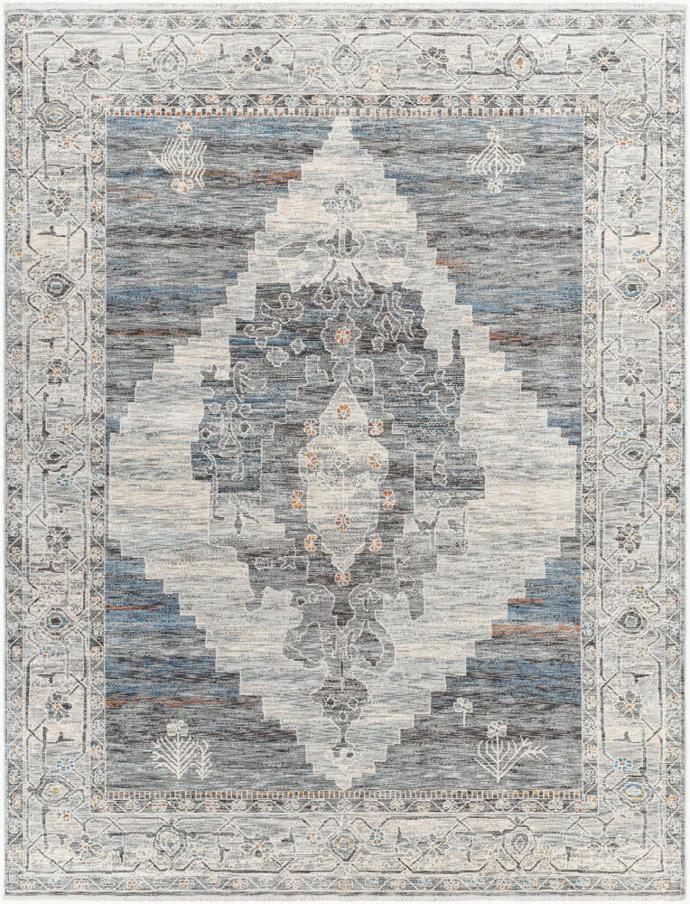 Chicago Machine Woven Rug, by Surya, 1'3.75" length x 1'3.75" width