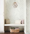 Hermosa Herringbone Beige Peel & Stick Wallpaper thumbnail 1
