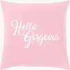 Typography Accent Pillow, Decorative Pillow by Surya, 18" length x 18" width thumbnail