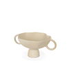 Radka Beige Textured Small Metal Decorative Bowl, by Mercana, 15.55" length x 11.22" width x 6.75" height thumbnail 1