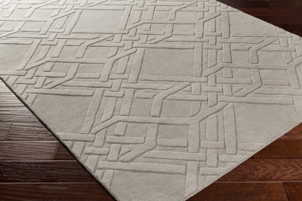 The Oakes Handmade Rug, by Surya, 6' length x 4' width