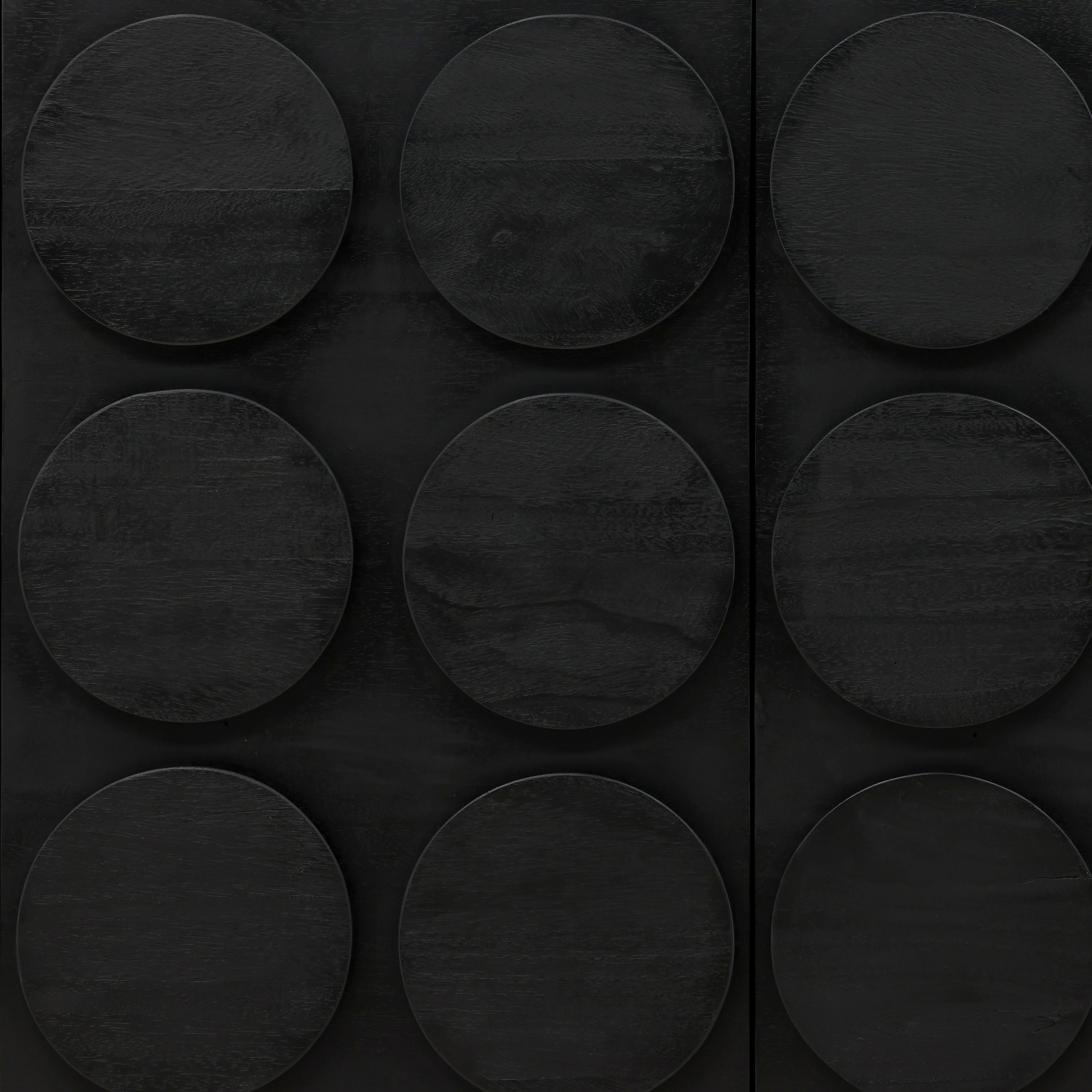 Elysian Sideboard Black, Sideboards & Buffet by Dovetail, 71.75" width x 31.5" height x 19.25" depth View 6