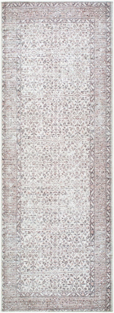 Spokane Machine Woven Rug, by Surya, 7'2.61" length x 2'6.31" width