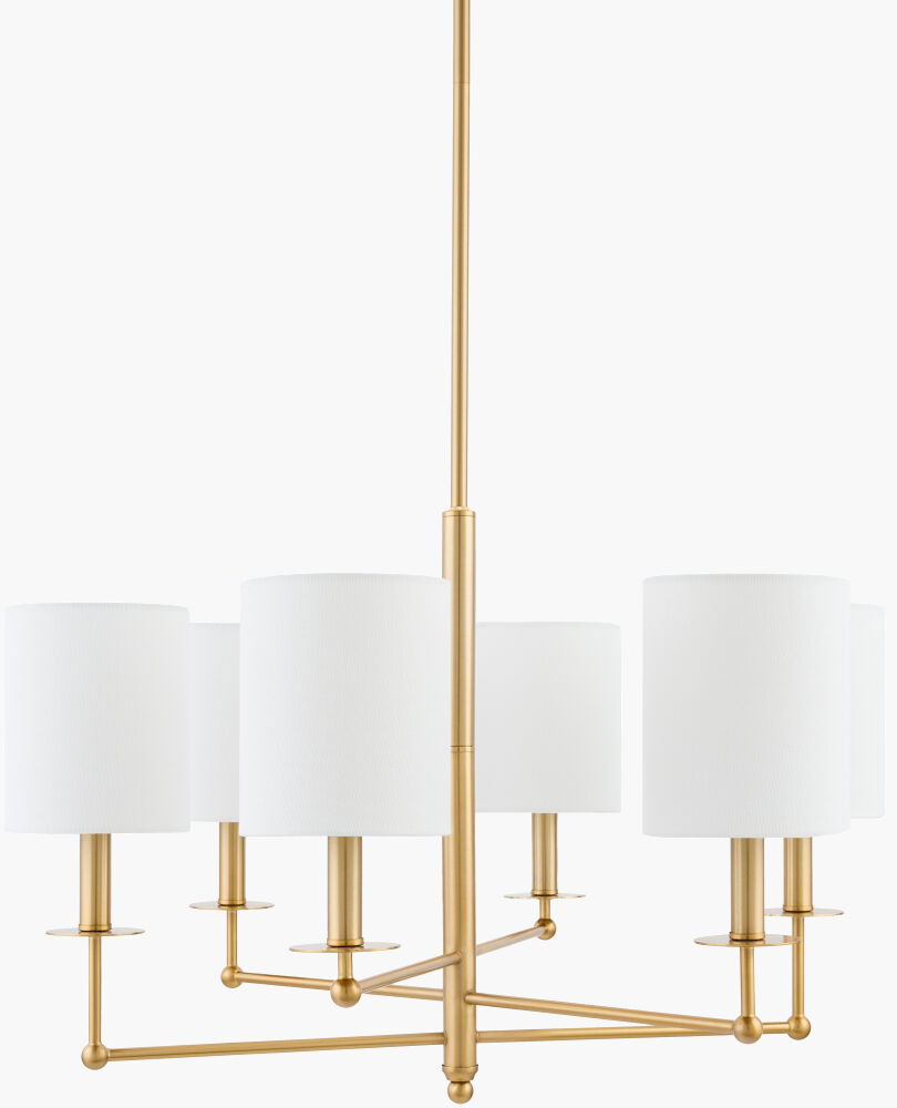 Dinant Chandelier, by Surya, 26" length x 26" width x 16" height