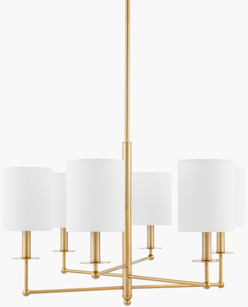 Dinant Chandelier, by Surya, 26" length x 26" width x 16" height