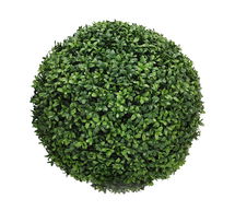 Online Designer Patio Faux Boxwood Sphere, 20", Green