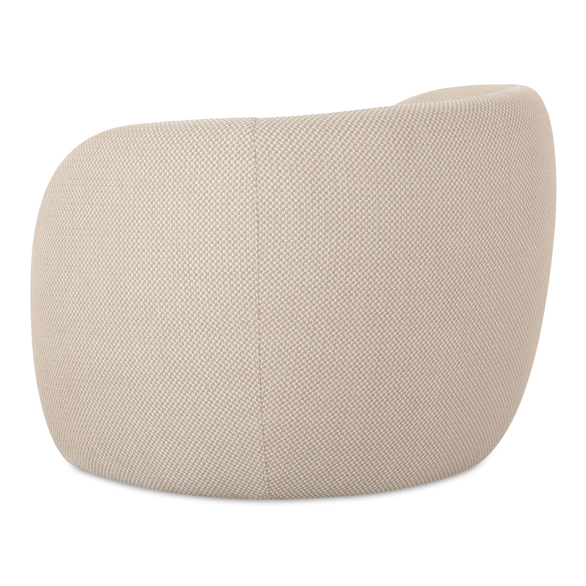 Rae Outdoor Accent Chair Beige Check large image 