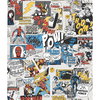 Marvel Comics Pow! Black & Blue Wallpaper, by York Wall, 33' length x 1'8.5" width x 0.02" depth thumbnail 1