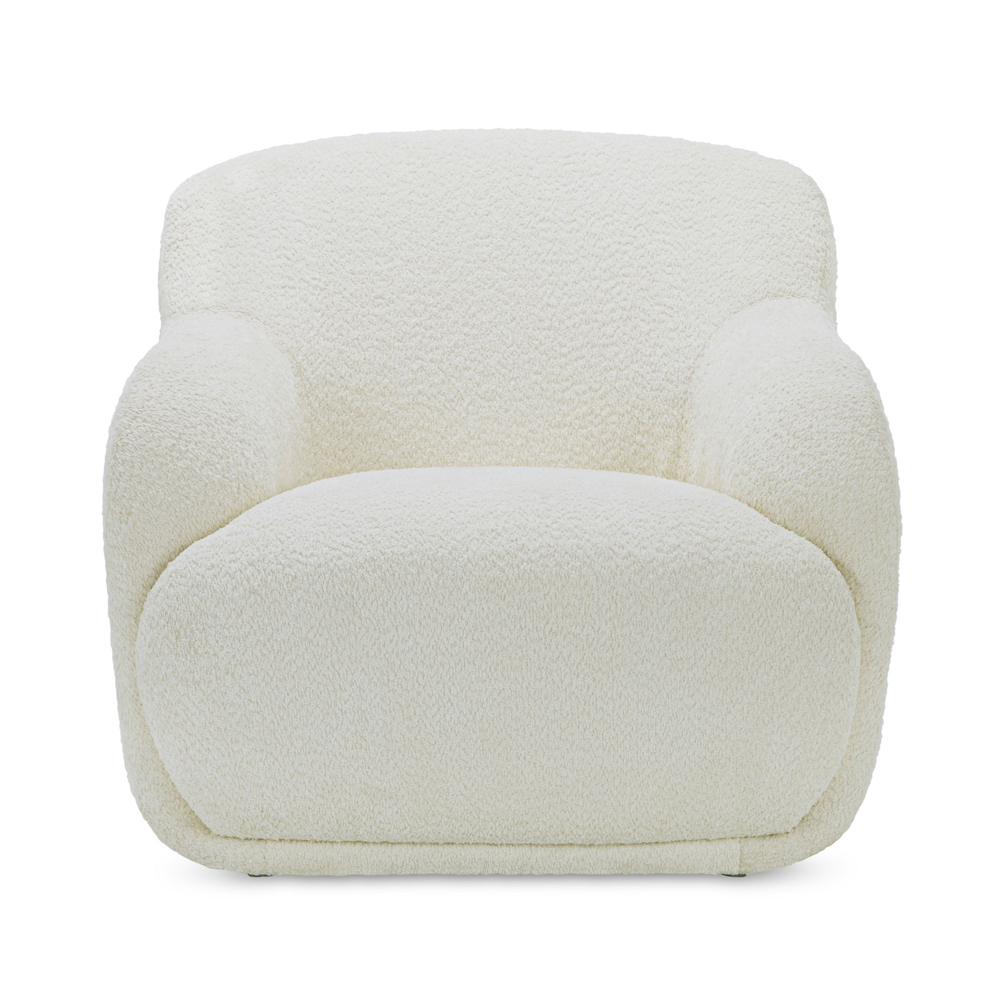 Stevie Lounge Chair Cream, Accent Chair by Moe's Home, 35" width x 32.3" height x 34.25" depth View 1
