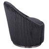 Crue Gray Fabric Swivel Chair, Accent Chair by Uttermost, 29.2" width x 32" height x 31" depth thumbnail 6