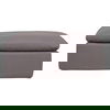 Clay Ottoman Light Grey, by Moe's Home, 44.5" width x 19.5" height x 44.5" depth thumbnail 1