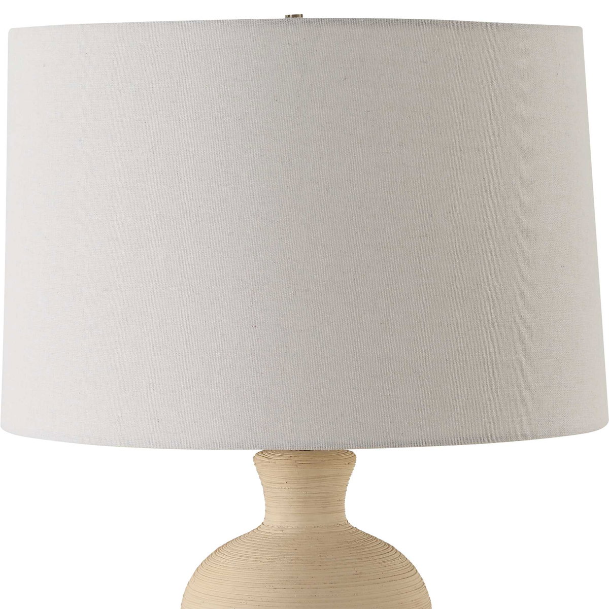 Pueblo Fired Clay Table Lamp, by Uttermost, 1'5" width x 2'4" height x 1'5" depth View 6