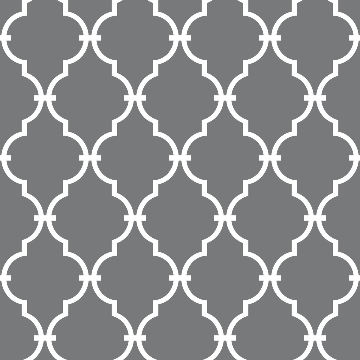 Modern Trellis Grey Peel & Stick Wallpaper, by York Wall, 16'6" length x 1'8.5" width x 0.02" depth