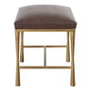 Reform Gold Small Bench, Furniture by Uttermost, 23.75" width x 19" height x 16" depth thumbnail 6