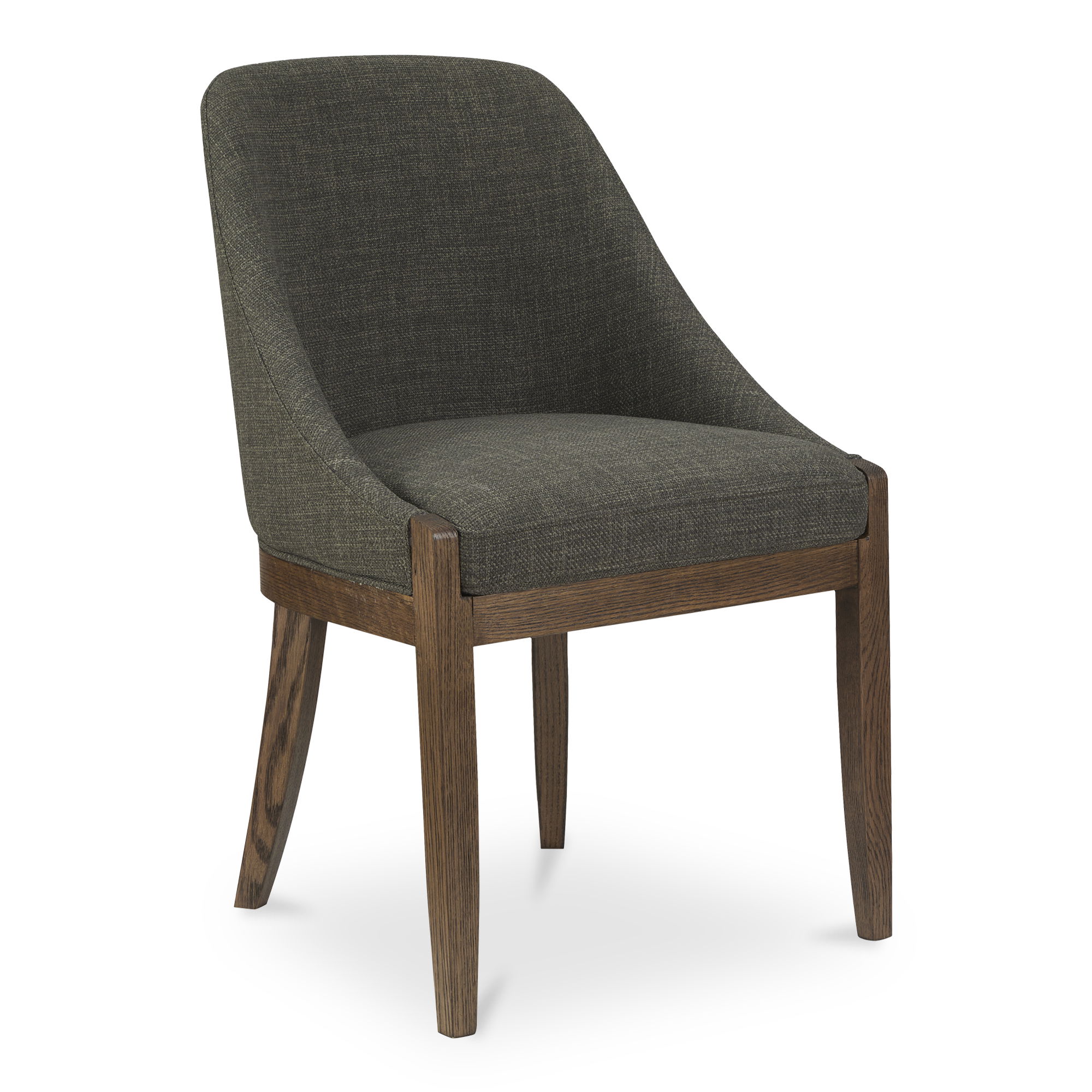Edward Dining Chair Heather Green, by Moe's Home, 20" width x 33" height x 22" depth View 2