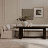 Fable Slipcover Dining Banquette L-shape Beige 96in thumbnail 9