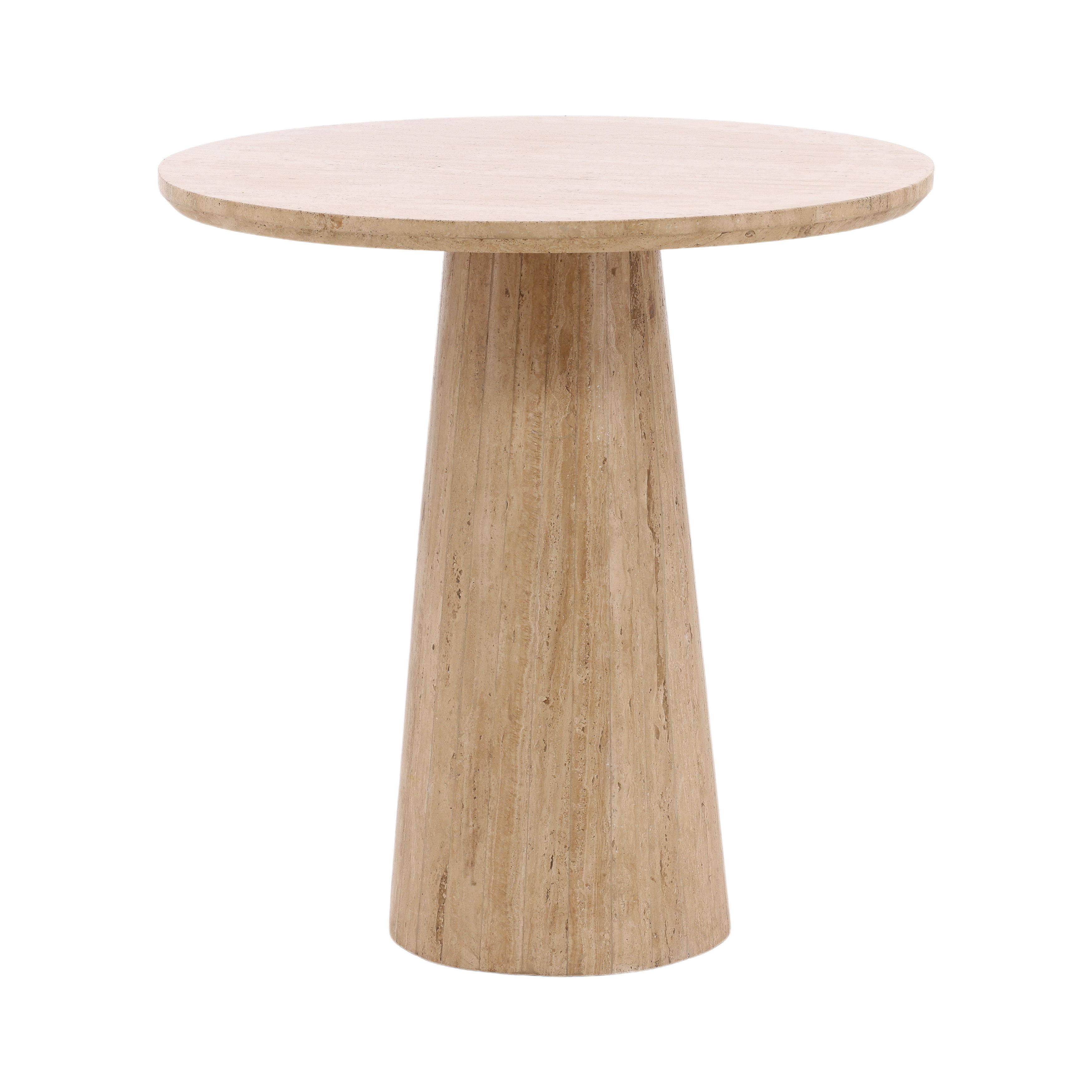 Priscilla Bistro Table Natural, Dining Table by Dovetail, 30" width x 30" height x 30" diameter x 30" depth View 1
