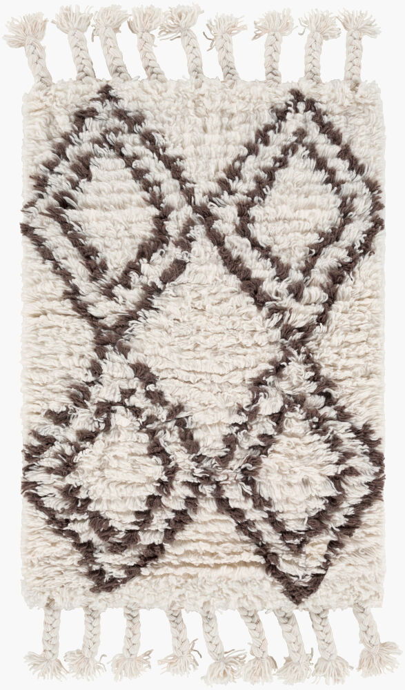 Sherpa Handmade Rug, by Surya, 3' length x 2' width