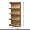 Osrick Modern Etagere, Shelving & Bookcase by Uttermost, 40" width x 86" height x 17" depth thumbnail 3