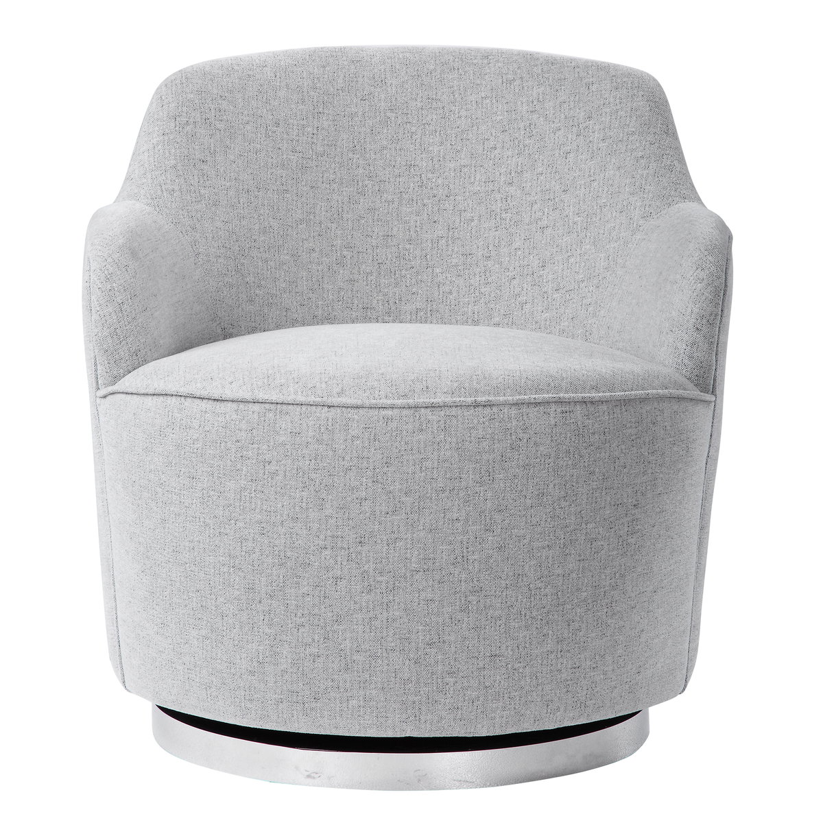 Hobart Casual Swivel Chair, Accent Chair by Uttermost, 28" width x 30" height x 28" depth View 1