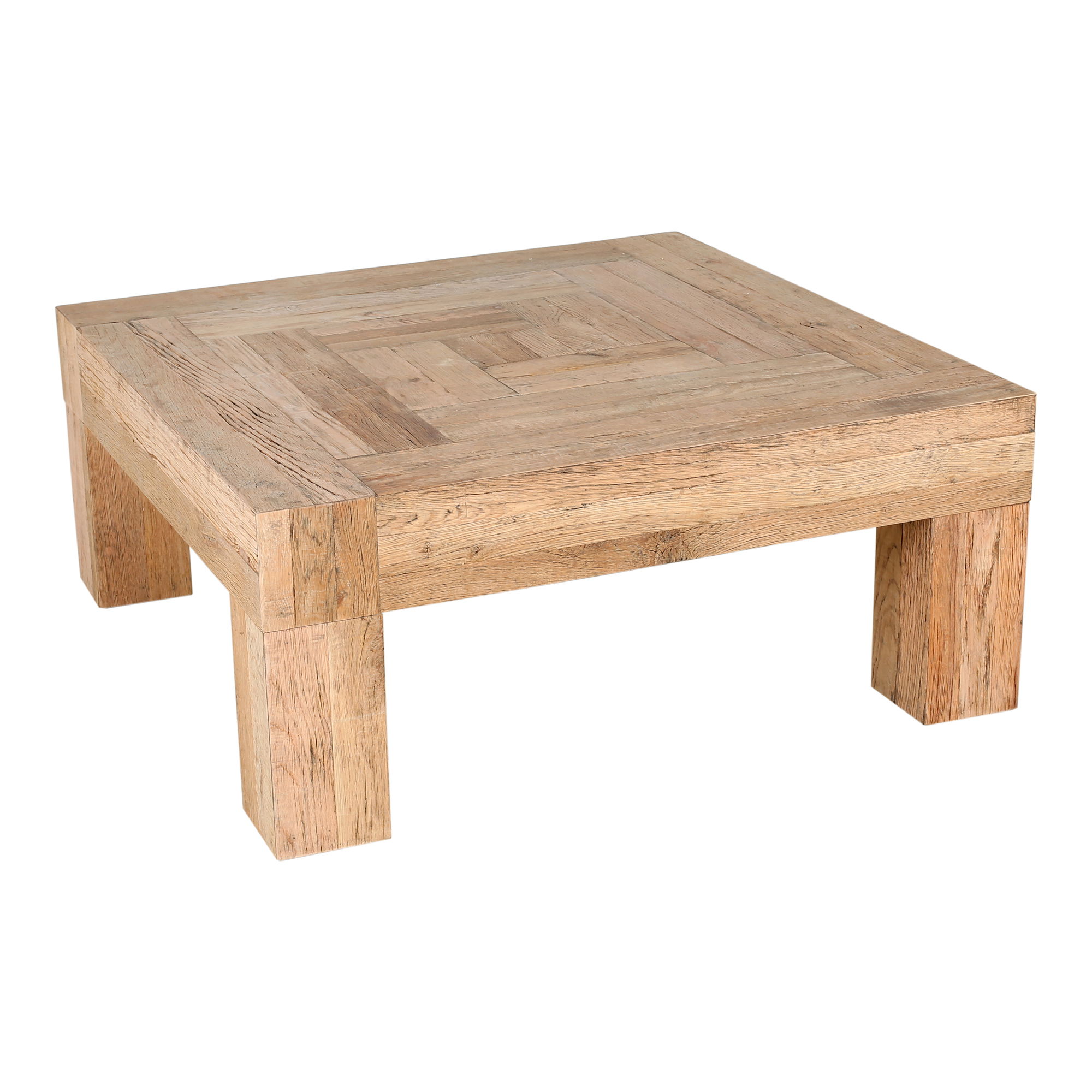 Evander Coffee Table Natural, by Moe's Home, 39.5" width x 16.5" height x 39.5" depth View 2
