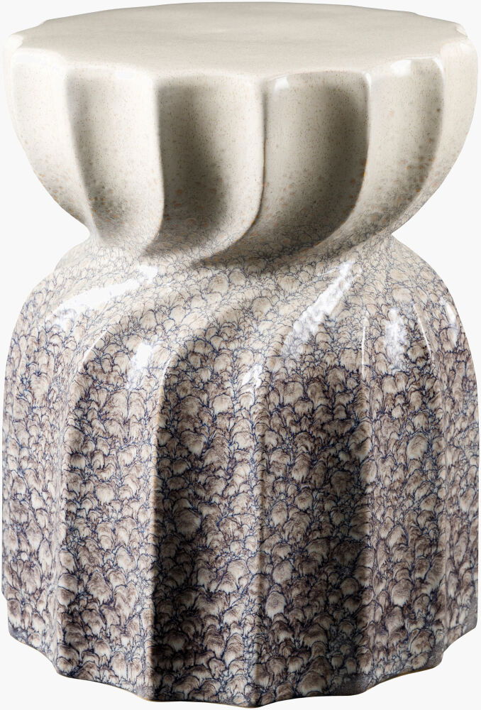 Alexia Garden Stool, Outdoor Furniture by Surya, 1'1" width x 1'6" height