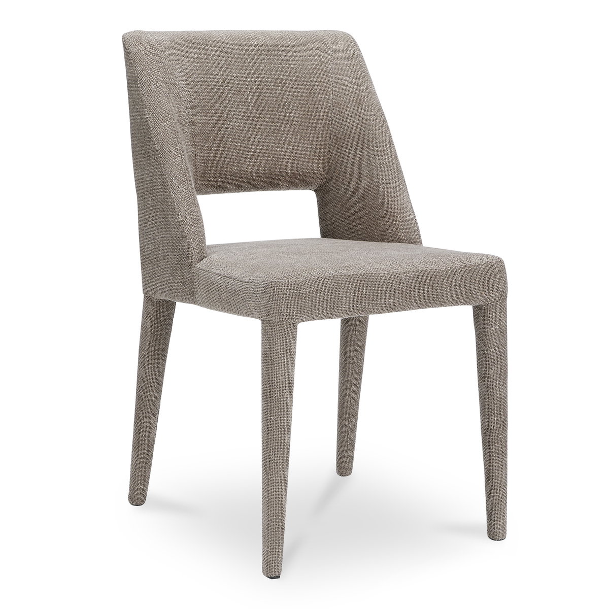 Joyce Dining Chair Light Brown-set Of Two, by Moe's Home, 18.5" width x 33.9" height x 22.6" depth View 2