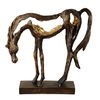 Openly Grazing Horse Sculpture thumbnail 3